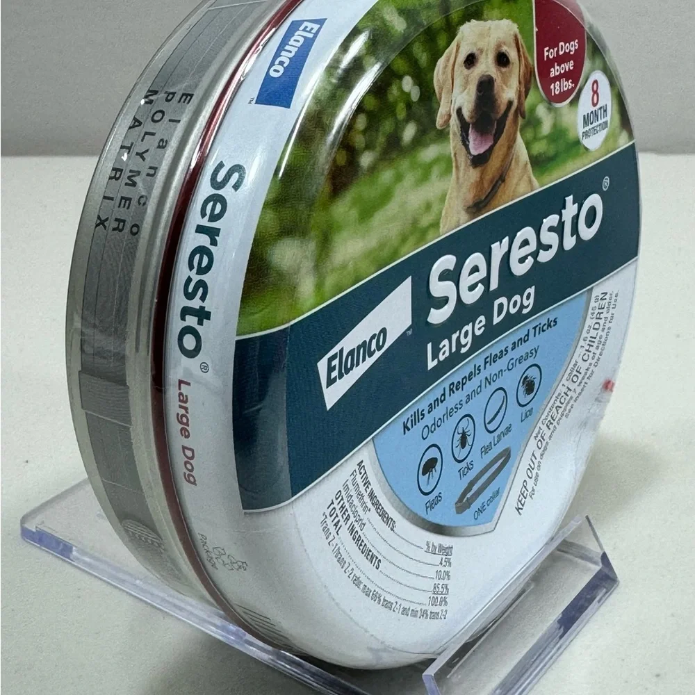 Seresto Large Dog (18+ Lbs) Flea and Tick Collar Brand New Sealed